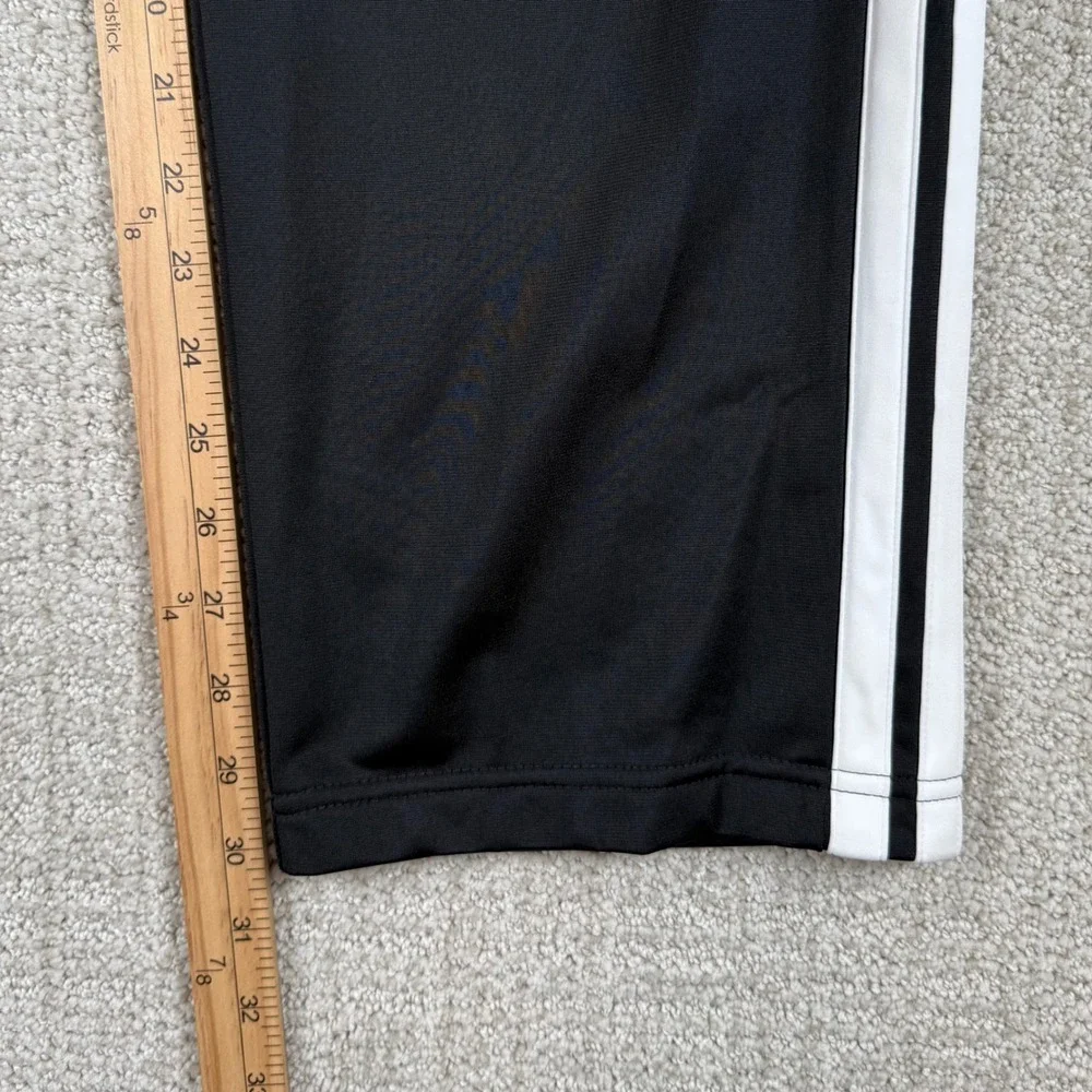 NEW Adidas Mens Medium Black 3 Stripe TRI OH Sweatpants Track Pants